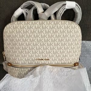Brand New Michael Kors logo backpack